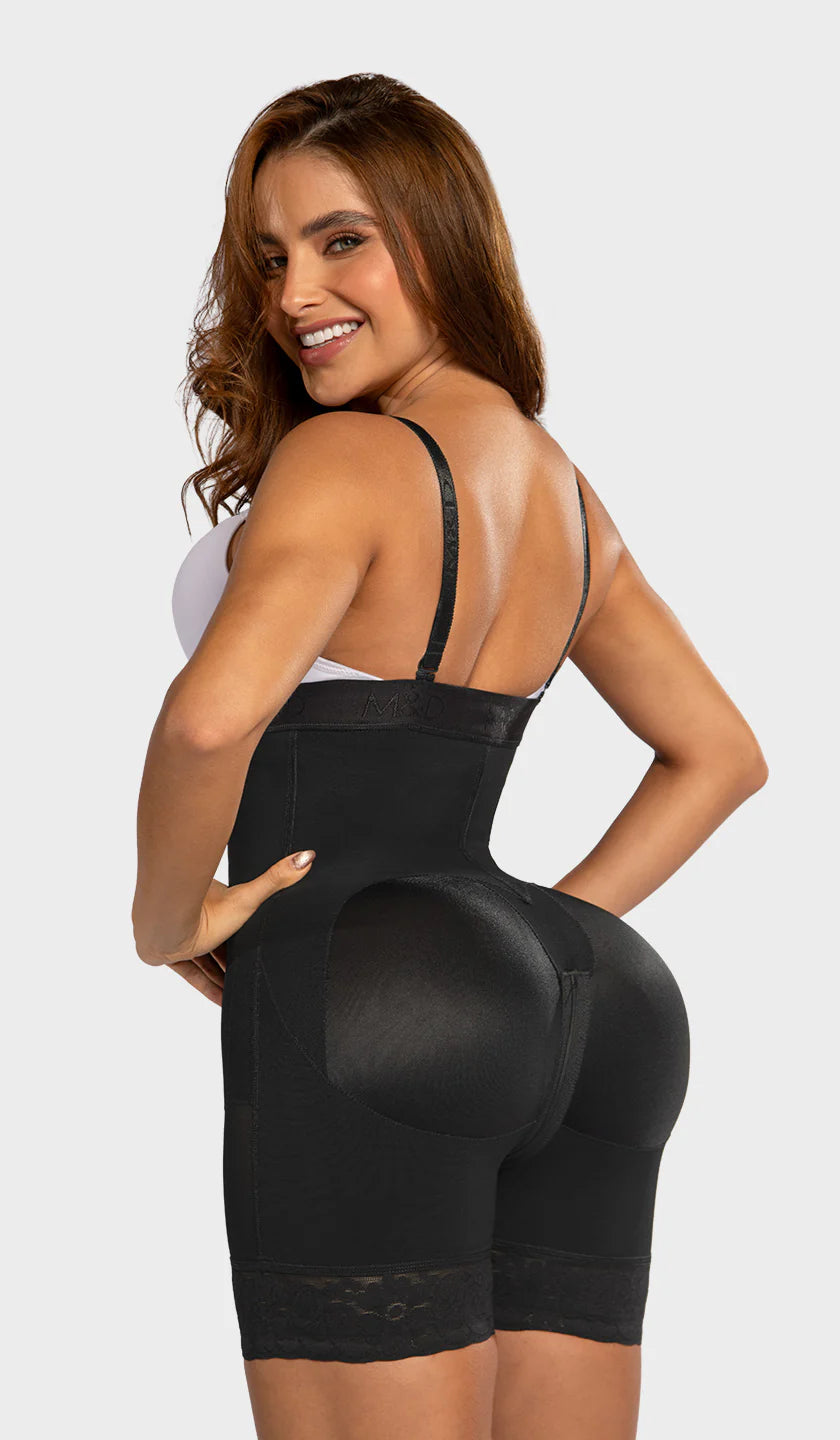 F-00466 - FAJA CORTA STRAPLESS 4 NIVELES