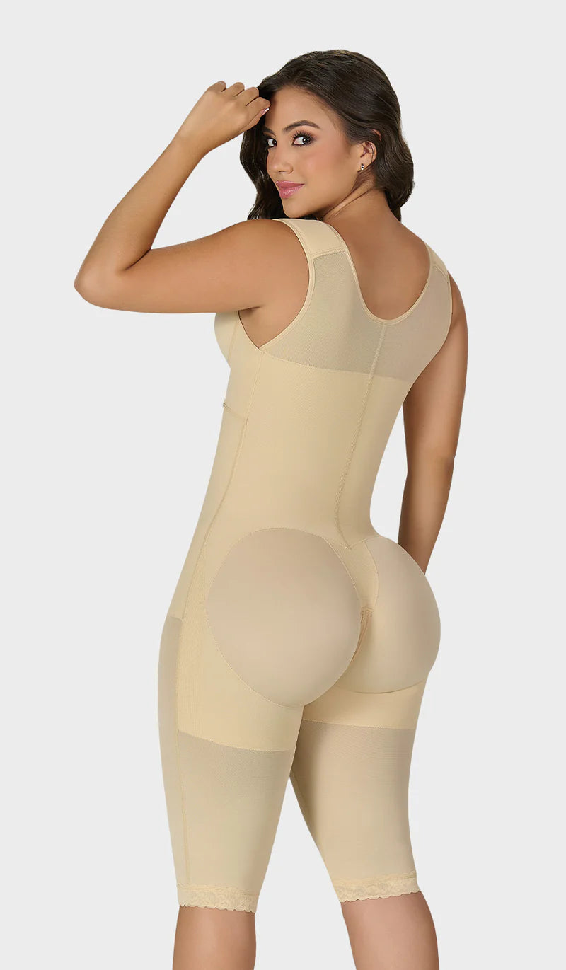 F-00470- Faja tipo reloj de arena con brasier sobrepuesto