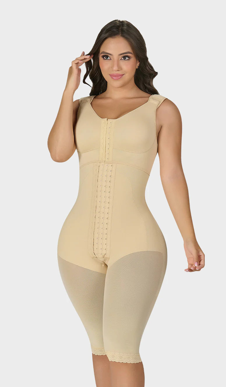 F-00470- Faja tipo reloj de arena con brasier sobrepuesto