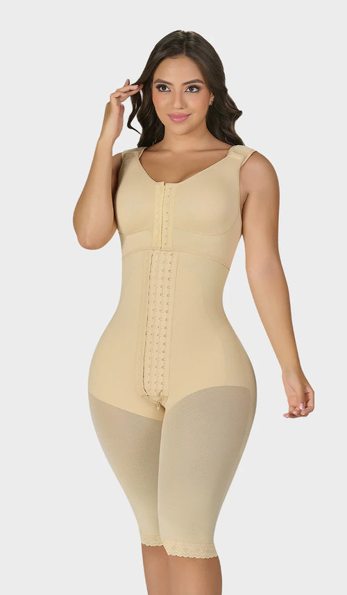 F-00470- Faja tipo reloj de arena con brasier sobrepuesto