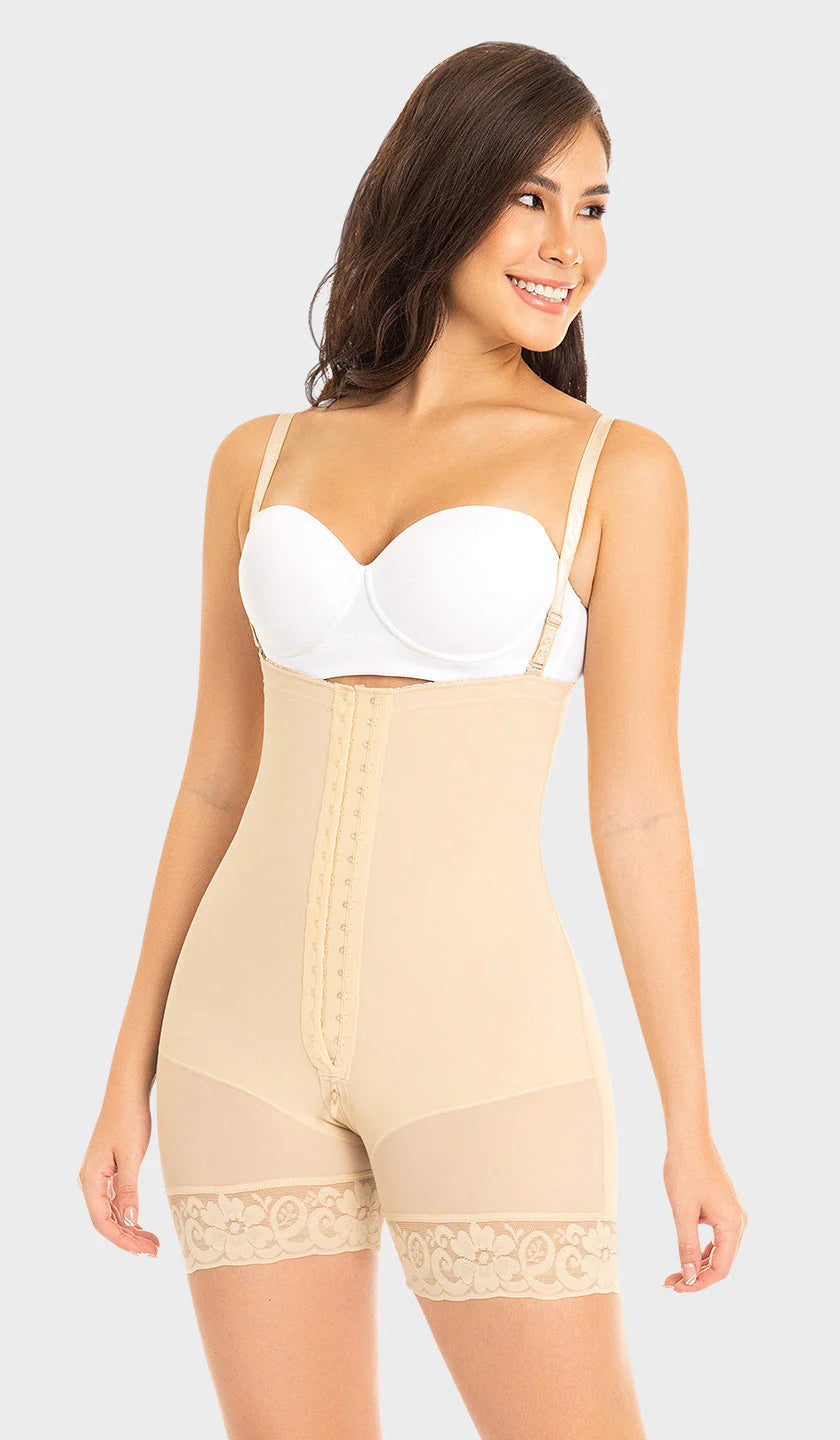 Faja M&D F-0066- Faja corta moldeadora strapless siliconado