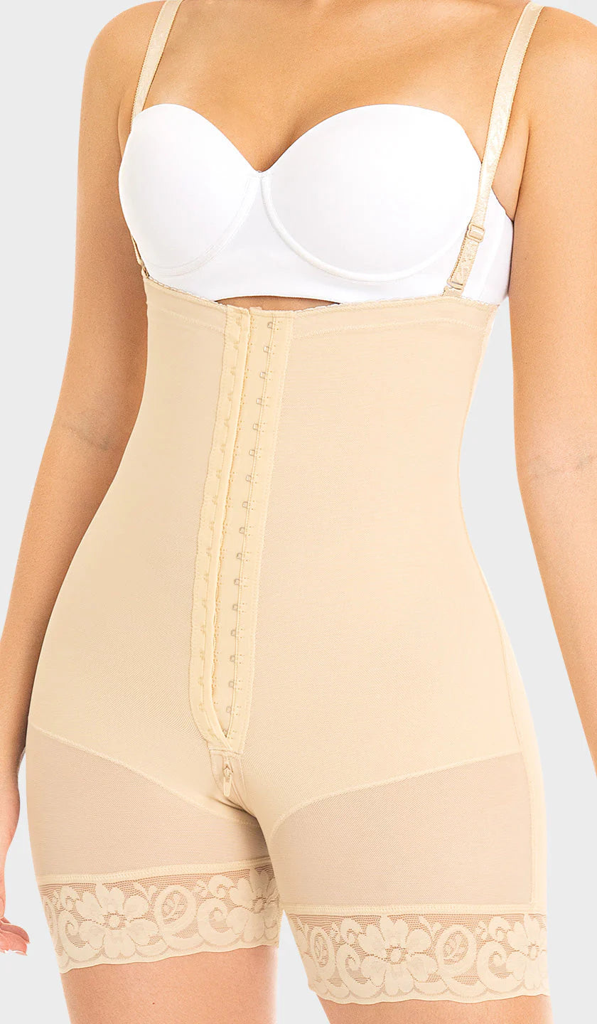 Faja M&D F-0066- Faja corta moldeadora strapless siliconado