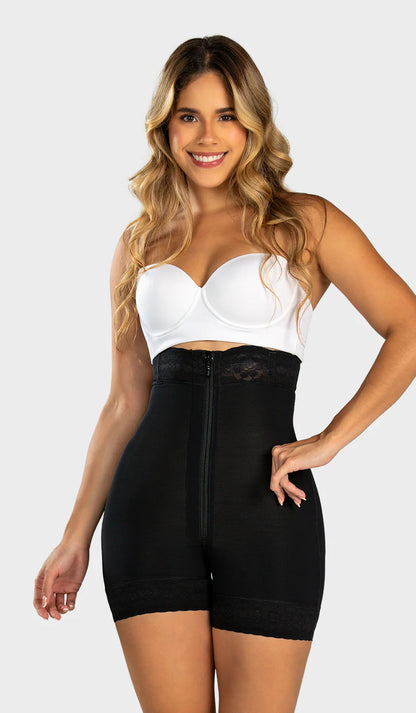 SXA-01712 - Short corto con talle extra alto invisible