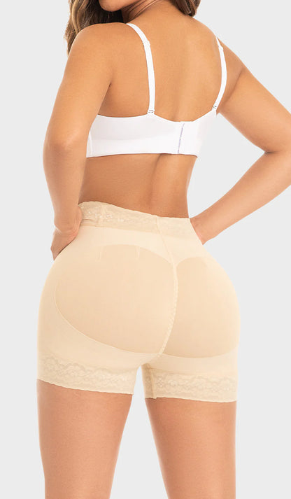 Faja M&D STA-0321 Short extracorto con talle alto y levanta glúteos